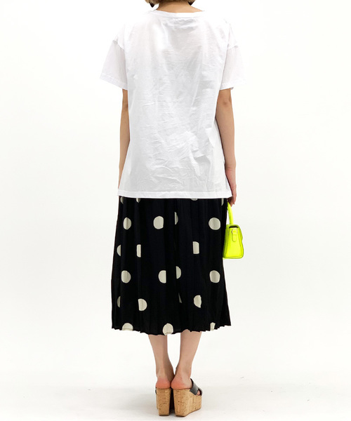 Narcissus（ナルシス）の「【Narcissus】サイドスリットTシャツ”ALYX ISM”（Tシャツ/カットソー・レディース・ホワイト/ブラック・FREE）」の15枚目の写真