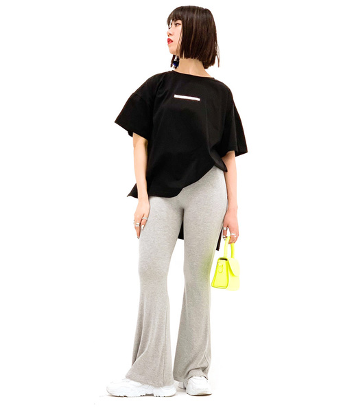 Narcissus（ナルシス）の「【Narcissus】サイドスリットTシャツ”ALYX ISM”（Tシャツ/カットソー・レディース・ホワイト/ブラック・FREE）」の6枚目の写真