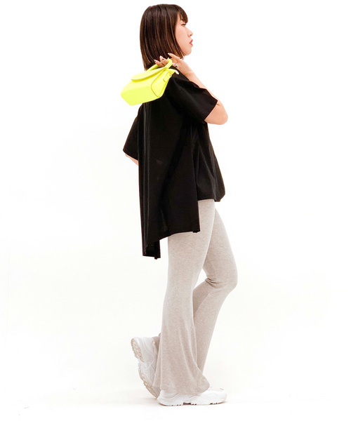 Narcissus（ナルシス）の「【Narcissus】サイドスリットTシャツ”ALYX ISM”（Tシャツ/カットソー・レディース・ホワイト/ブラック・FREE）」の4枚目の写真