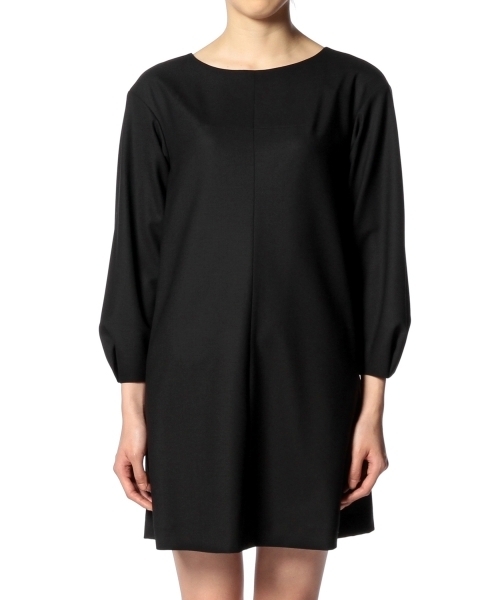 ASTRAET(アストラット)の「ASTRAET(アストラット) ジョーゼットAラインワンピース◆(ワンピース・レディース・ブラック・0/1)」の2枚目の写真