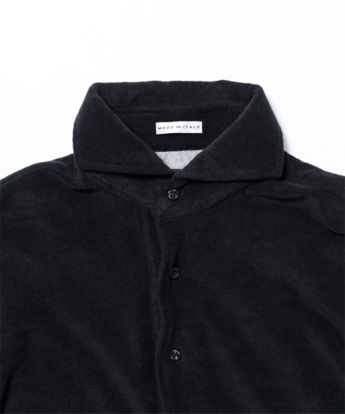 NANO universe（ナノユニバース）の「GUY ROVER(ギ・ローバー)/ 別注POLO SHIRTS（ポロシャツ・メンズ・グレー/ネイビー/ホワイト/ブラック・SMALL/MEDIUM/X-SMALL）」の5枚目の写真