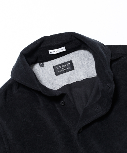 NANO universe（ナノユニバース）の「GUY ROVER(ギ・ローバー)/ 別注POLO SHIRTS（ポロシャツ・メンズ・グレー/ネイビー/ホワイト/ブラック・SMALL/MEDIUM/X-SMALL）」の6枚目の写真