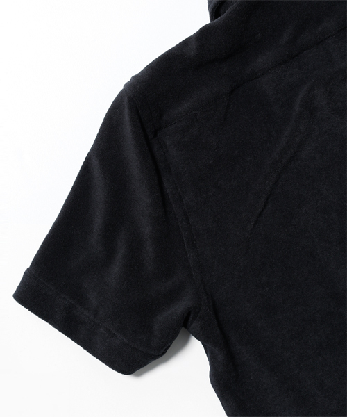 NANO universe（ナノユニバース）の「GUY ROVER(ギ・ローバー)/ 別注POLO SHIRTS（ポロシャツ・メンズ・グレー/ネイビー/ホワイト/ブラック・SMALL/MEDIUM/X-SMALL）」の7枚目の写真