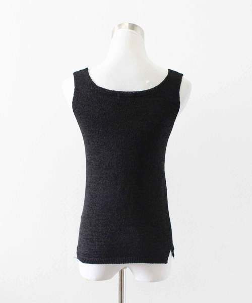 MODE ROBE（モードローブ）の「ニットキャミ＆カーデセット（タンクトップ・レディース・アイボリー/ブラック/ベージュ/ブラウン・FREE）」の18枚目の写真