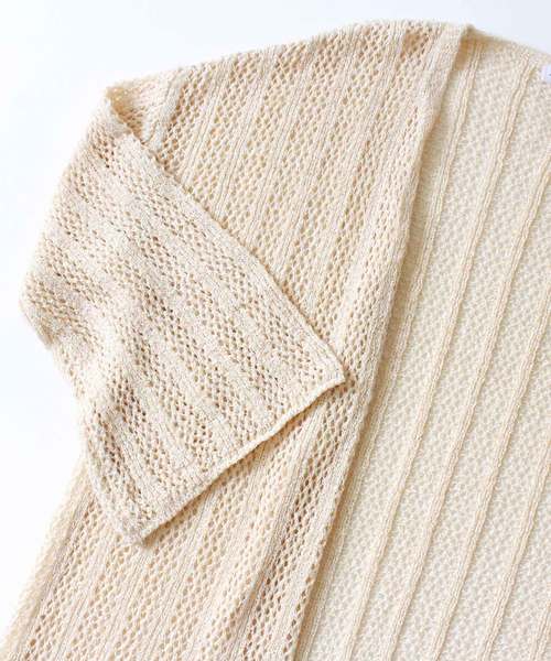 MODE ROBE（モードローブ）の「ニットキャミ＆カーデセット（タンクトップ・レディース・アイボリー/ブラック/ベージュ/ブラウン・FREE）」の12枚目の写真