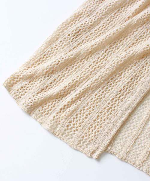 MODE ROBE（モードローブ）の「ニットキャミ＆カーデセット（タンクトップ・レディース・アイボリー/ブラック/ベージュ/ブラウン・FREE）」の14枚目の写真