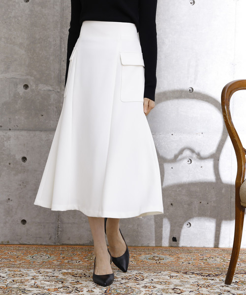 Tiara（ティアラ）の「アウトポケットフレアスカート（スカート）」 - WEAR 