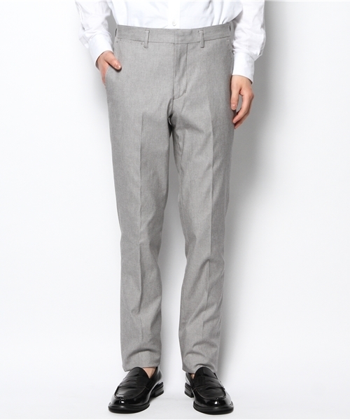NANO universe（ナノユニバース）の「コットンストレッチスラックス（スーツパンツ・メンズ・ネイビー/グレー/チャコール・46/44/48/50）」の2枚目の写真