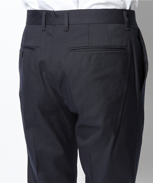 NANO universe（ナノユニバース）の「コットンストレッチスラックス（スーツパンツ・メンズ・ネイビー/グレー/チャコール・46/44/48/50）」の4枚目の写真
