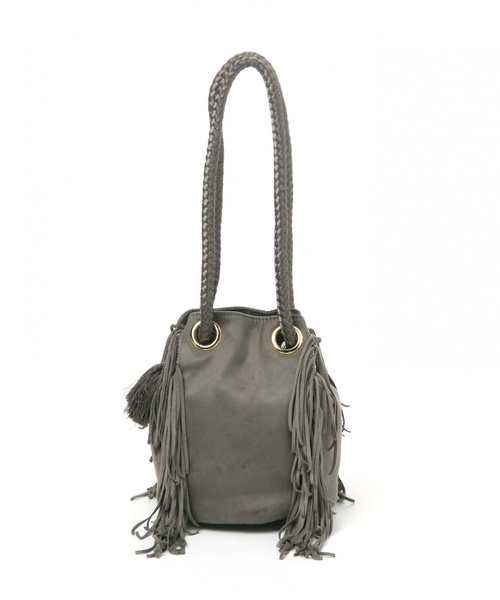 BAYFLOW（ベイフロー）の「サイドフリンジバッグ（ハンドバッグ・レディース・ブラウン/チャコール/ベージュ・FREE）」の8枚目の写真