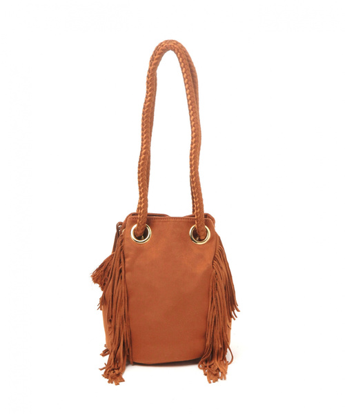 BAYFLOW（ベイフロー）の「サイドフリンジバッグ（ハンドバッグ・レディース・ブラウン/チャコール/ベージュ・FREE）」の9枚目の写真