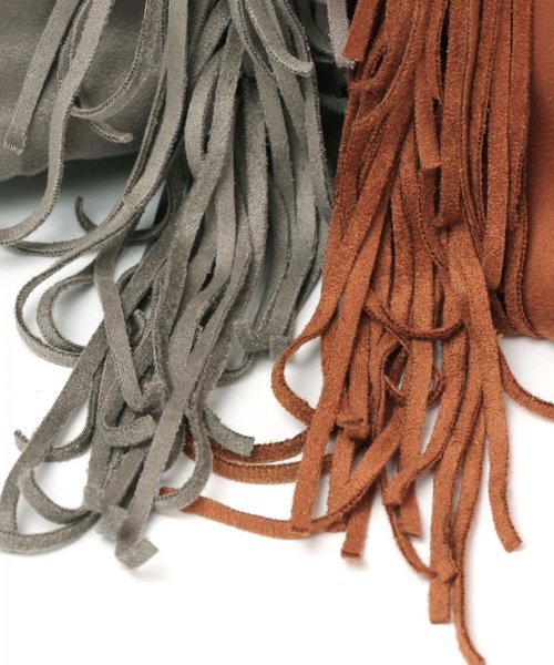 BAYFLOW（ベイフロー）の「サイドフリンジバッグ（ハンドバッグ・レディース・ブラウン/チャコール/ベージュ・FREE）」の21枚目の写真