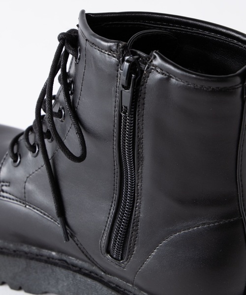 WEGO（ウィゴー）の「WEGO/厚底6ホールブーツ（ブーツ・レディース・ブラック・LARGE/MEDIUM）」の6枚目の写真