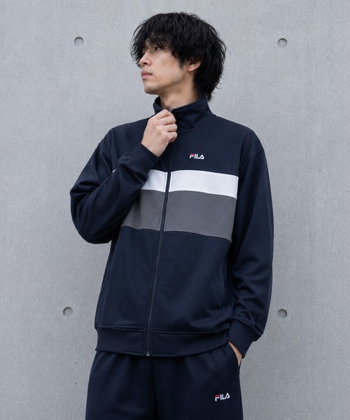 FILA（フィラ）の「【別注】FILA/フィラ ワンポイント ロゴ 刺繍 切替