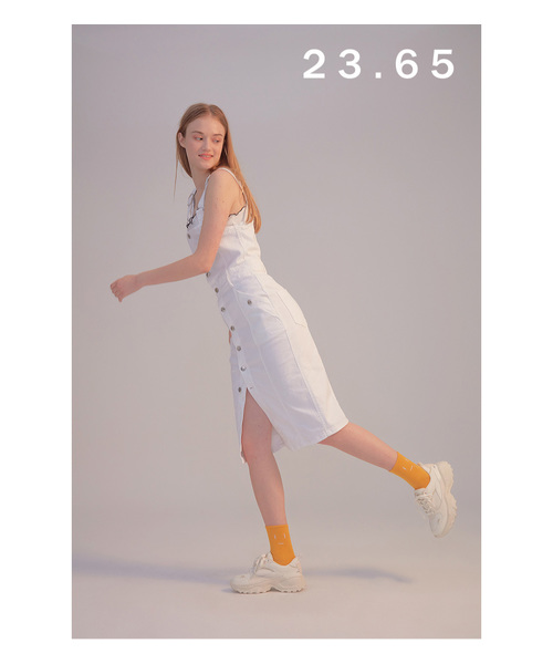 23.65(イーシプサムチョンユクオ)の「23.65(イーシプサムチョンユクオ)ARON 308スニーカー(スニーカー・メンズ・ホワイト/ブラック・24/27)」の10枚目の写真