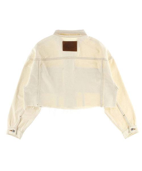 ALEXIA STAM（アリシアスタン）の「Cropped Color Denim Jacket/クロップドカラーデニムジャケット（デニムジャケット・レディース・アイボリー/ベージュ/ライトブルー・FREE）」の17枚目の写真