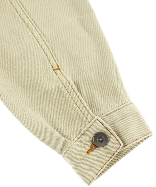 ALEXIA STAM（アリシアスタン）の「Cropped Color Denim Jacket/クロップドカラーデニムジャケット（デニムジャケット・レディース・アイボリー/ベージュ/ライトブルー・FREE）」の10枚目の写真