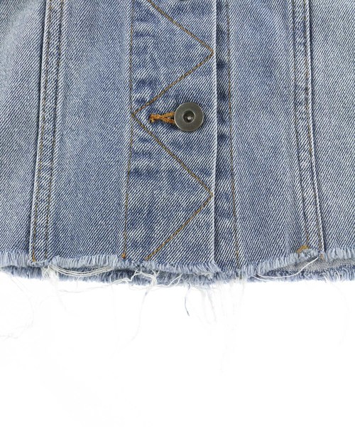 ALEXIA STAM（アリシアスタン）の「Cropped Color Denim Jacket/クロップドカラーデニムジャケット（デニムジャケット・レディース・アイボリー/ベージュ/ライトブルー・FREE）」の19枚目の写真