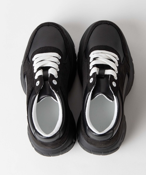 WEGO（ウィゴー）の「WEGO/ボリュームソールスニーカー（スニーカー・レディース・ベージュ/ホワイト/ブラック・MEDIUM/LARGE）」の8枚目の写真