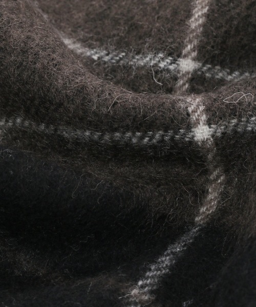 LAKOLE（ラコレ）の「ヨーロピアンチェックマフラー / LAKOLE（マフラー・メンズ・ブラウン/レッド/ブルー・FREE）」の11枚目の写真