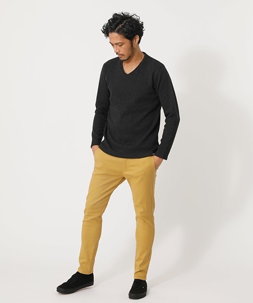 AZUL by moussy（アズールバイマウジー）の「A PERFECT CHINOS/アズールパーフェクトチノ（チノパンツ・メンズ・ベージュ/ブラック・LARGE/MEDIUM/SMALL/X-LARGE）」の12枚目の写真