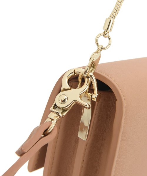 Ungrid（アングリッド）の「【Ungrid/アングリッド】　お財布ショルダー　(ゴールドチェーン付属)（クラッチバッグ・レディース・アイボリー/ベージュ/ブラック・FREE）」の8枚目の写真