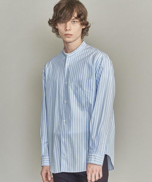 BEAUTY&YOUTH UNITED ARROWS（ビューティーアンドユースユナイテッドアローズ）の「【WEB限定】 by ブロード バンドカラー ワイドフォルム シャツ（シャツ/ブラウス・メンズ・ライトブルー/ホワイト/ライトグレー・XL/M/S/L）」の15枚目の写真