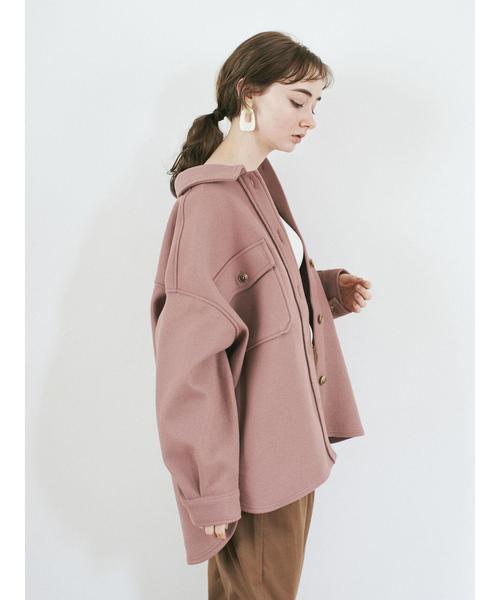 earth music&ecology(アースミュージックアンドエコロジー)の「CPOシャツアウター*(その他アウター・レディース・ベージュ/レッド系その他/ホワイト系その他2・FREE)」の19枚目の写真