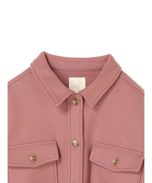 earth music&ecology(アースミュージックアンドエコロジー)の「CPOシャツアウター*(その他アウター・レディース・ベージュ/レッド系その他/ホワイト系その他2・FREE)」の21枚目の写真