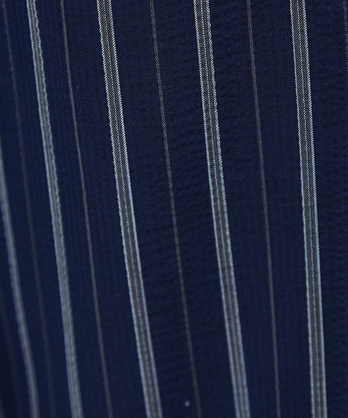 ABAHOUSE（アバハウス）の「ツイルサッカー　カバーオールシャツ（シャツ/ブラウス・メンズ・ブラック/ネイビー/ブラウン・44/46/48）」の18枚目の写真