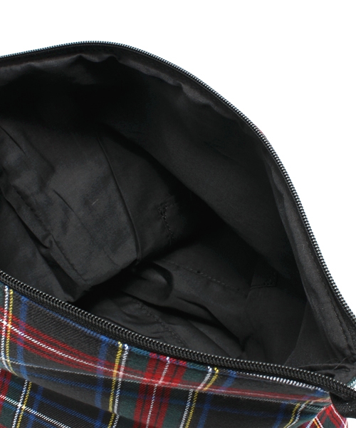 WEGO（ウィゴー）の「WEGO/チェックロールクラッチバッグ（クラッチバッグ・レディース・ネイビー/レッド・FREE）」の7枚目の写真