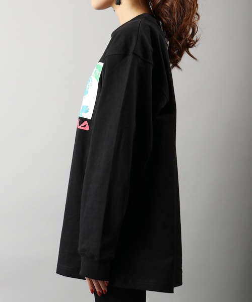 FILA HERITAGE（フィラヘリテージ）の「【FILA heritage × STAPLE】ダブルネーム ステイプルコラボ フロントオリジナルロゴプリント 長袖Tシャツ ロンT（Tシャツ/カットソー・メンズ・ブラック/ブラック系その他/ホワイト/ホワイト系その他・M/L/2XL/XL/S）」の16枚目の写真