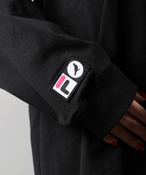 FILA HERITAGE（フィラヘリテージ）の「【FILA heritage × STAPLE】ダブルネーム ステイプルコラボ フロントオリジナルロゴプリント 長袖Tシャツ ロンT（Tシャツ/カットソー・メンズ・ブラック/ブラック系その他/ホワイト/ホワイト系その他・M/L/2XL/XL/S）」の19枚目の写真
