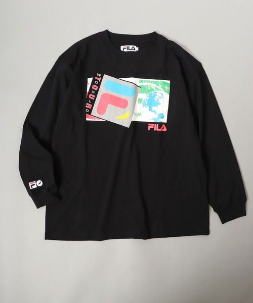FILA HERITAGE（フィラヘリテージ）の「【FILA heritage × STAPLE】ダブルネーム ステイプルコラボ フロントオリジナルロゴプリント 長袖Tシャツ ロンT（Tシャツ/カットソー・メンズ・ブラック/ブラック系その他/ホワイト/ホワイト系その他・M/L/2XL/XL/S）」の13枚目の写真