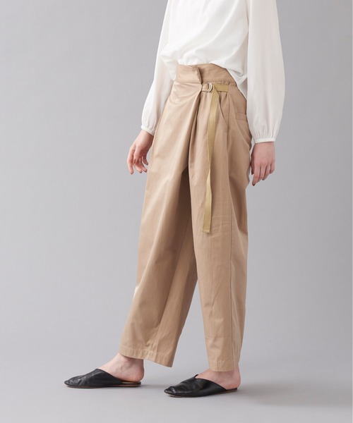 Kelen(ケレン)の「「KELEN / ケレン」2WAYラップパンツ"Yann"(その他パンツ・レディース・ベージュ系その他/ブラック/オリーブ/ベージュ・M/S)」の12枚目の写真