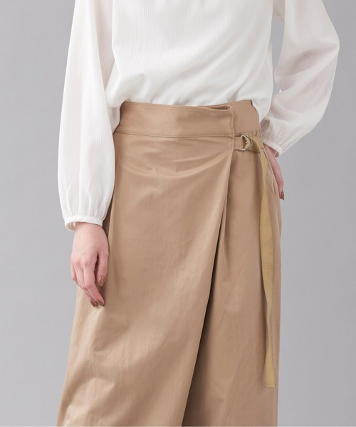 Kelen(ケレン)の「「KELEN / ケレン」2WAYラップパンツ"Yann"(その他パンツ・レディース・ベージュ系その他/ブラック/オリーブ/ベージュ・M/S)」の14枚目の写真