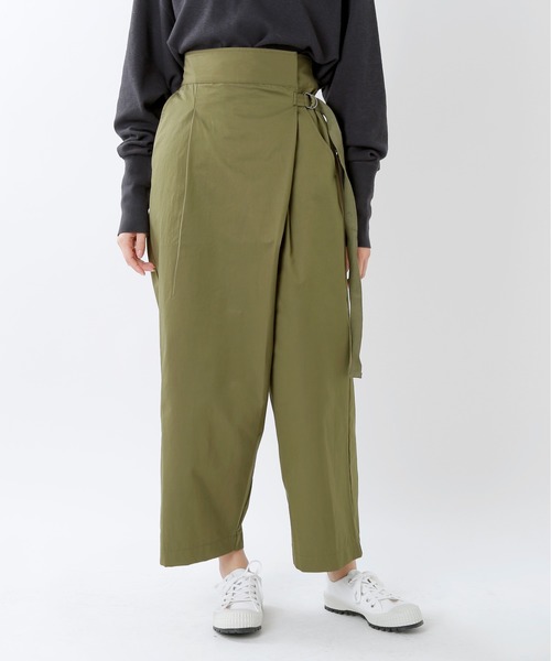 Kelen(ケレン)の「「KELEN / ケレン」2WAYラップパンツ"Yann"(その他パンツ・レディース・ベージュ系その他/ブラック/オリーブ/ベージュ・M/S)」の18枚目の写真