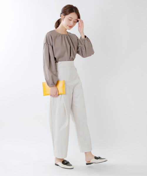 Kelen(ケレン)の「「KELEN / ケレン」2WAYラップパンツ"Yann"(その他パンツ・レディース・ベージュ系その他/ブラック/オリーブ/ベージュ・M/S)」の22枚目の写真