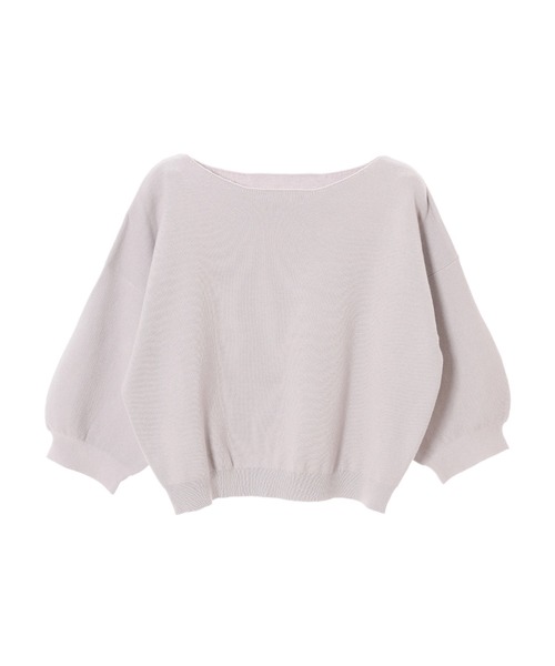 fifth（フィフス）の「シルキータッチボリュームスリーブニット（ニット/セーター・レディース・ネイビー/レッド/ホワイト/グレー・MEDIUM）」の10枚目の写真