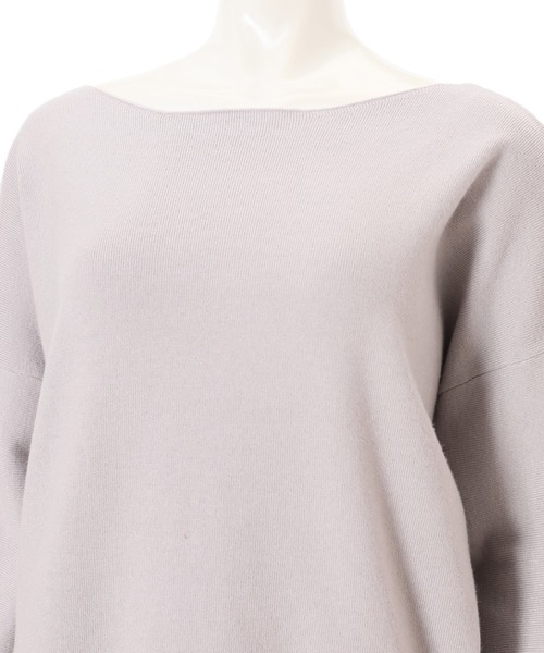 fifth（フィフス）の「シルキータッチボリュームスリーブニット（ニット/セーター・レディース・ネイビー/レッド/ホワイト/グレー・MEDIUM）」の15枚目の写真