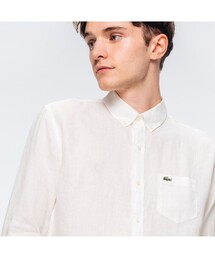 LACOSTE | リネンボタンダウンシャツ(シャツ/ブラウス)
