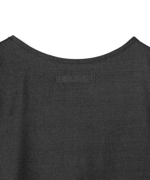 ADAM ET ROPE'（アダムエロペ）の「【 ilk ADAM ET ROPE'】Wool Chambray All-in-one（つなぎ/オールインワン・レディース・ネイビー・FREE）」の3枚目の写真