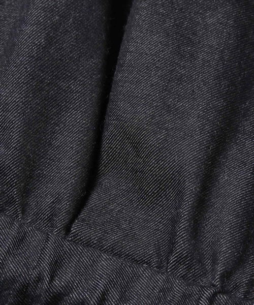 ADAM ET ROPE'（アダムエロペ）の「【 ilk ADAM ET ROPE'】Wool Chambray All-in-one（つなぎ/オールインワン・レディース・ネイビー・FREE）」の6枚目の写真