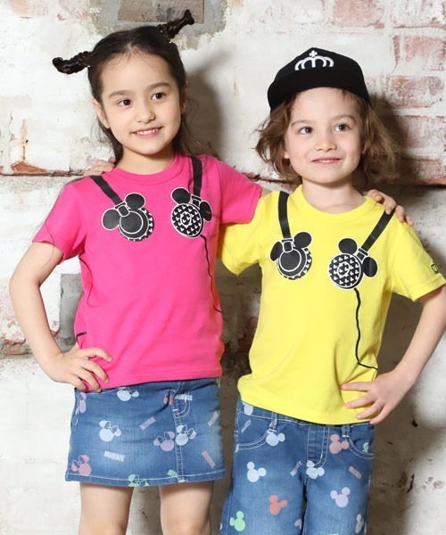 セール 親子お揃い ディズニー ヘッドホンtシャツ 4052k Tシャツ カットソー Babydoll ベビードール のファッション通販 Zozotown