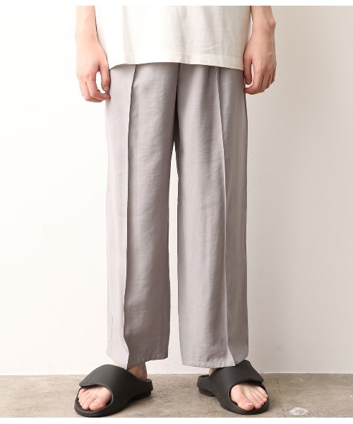 JUNRED(ジュンレッド)の「ピンタックワイドストレートパンツ(その他パンツ・メンズ・ブラック/グレー・S/M/L)」の22枚目の写真