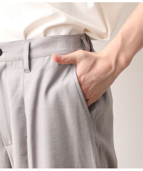 JUNRED(ジュンレッド)の「ピンタックワイドストレートパンツ(その他パンツ・メンズ・ブラック/グレー・S/M/L)」の18枚目の写真