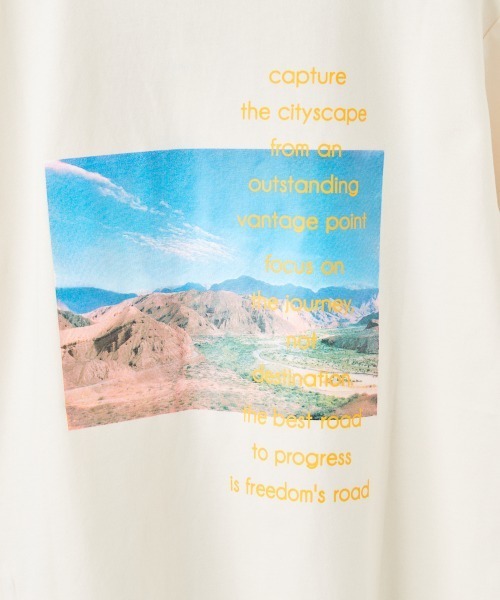 cepo(セポ)の「ロゴプリントバックフォトTEE(Tシャツ/カットソー・レディース・ベージュ/オフホワイト/ライトグレー/ホワイト・M)」の14枚目の写真