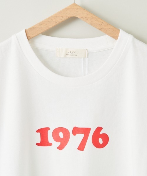 cepo(セポ)の「ロゴプリントバックフォトTEE(Tシャツ/カットソー・レディース・ベージュ/オフホワイト/ライトグレー/ホワイト・M)」の12枚目の写真