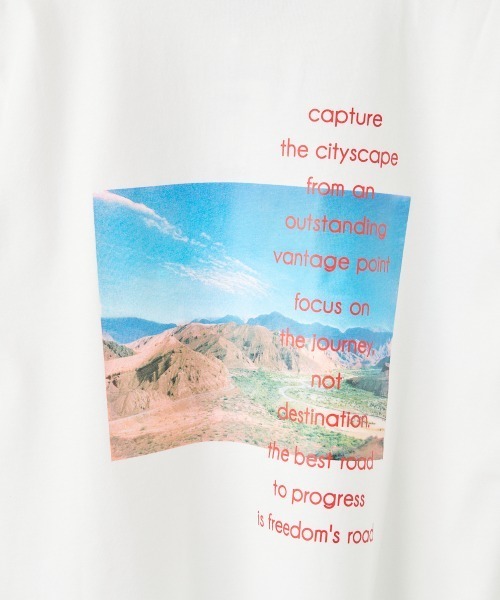 cepo(セポ)の「ロゴプリントバックフォトTEE(Tシャツ/カットソー・レディース・ベージュ/オフホワイト/ライトグレー/ホワイト・M)」の11枚目の写真