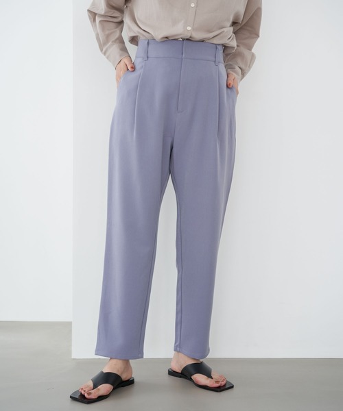 earth music&ecology(アースミュージックアンドエコロジー)の「ストレッチテーパードパンツ *(その他パンツ・レディース・ブラック/ベージュ/ブルー/ミント/ラベンダー/その他1・SMALL/MEDIUM/LARGE)」の4枚目の写真